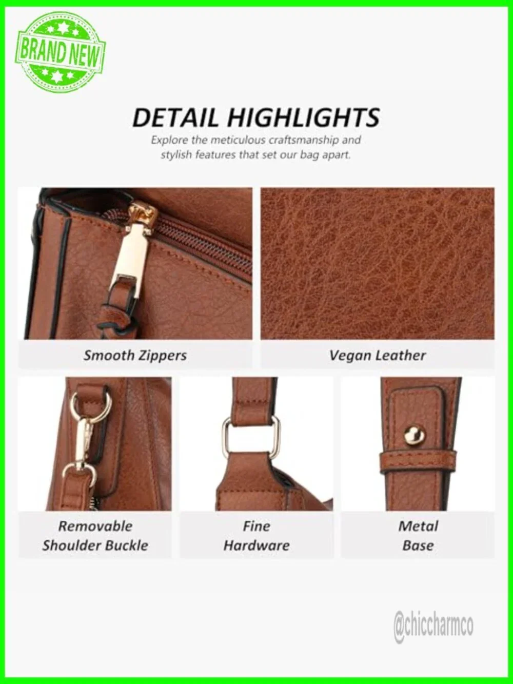 PU Leather Hobo Crossbody Bag Set with Wallet Adjustable Strap
